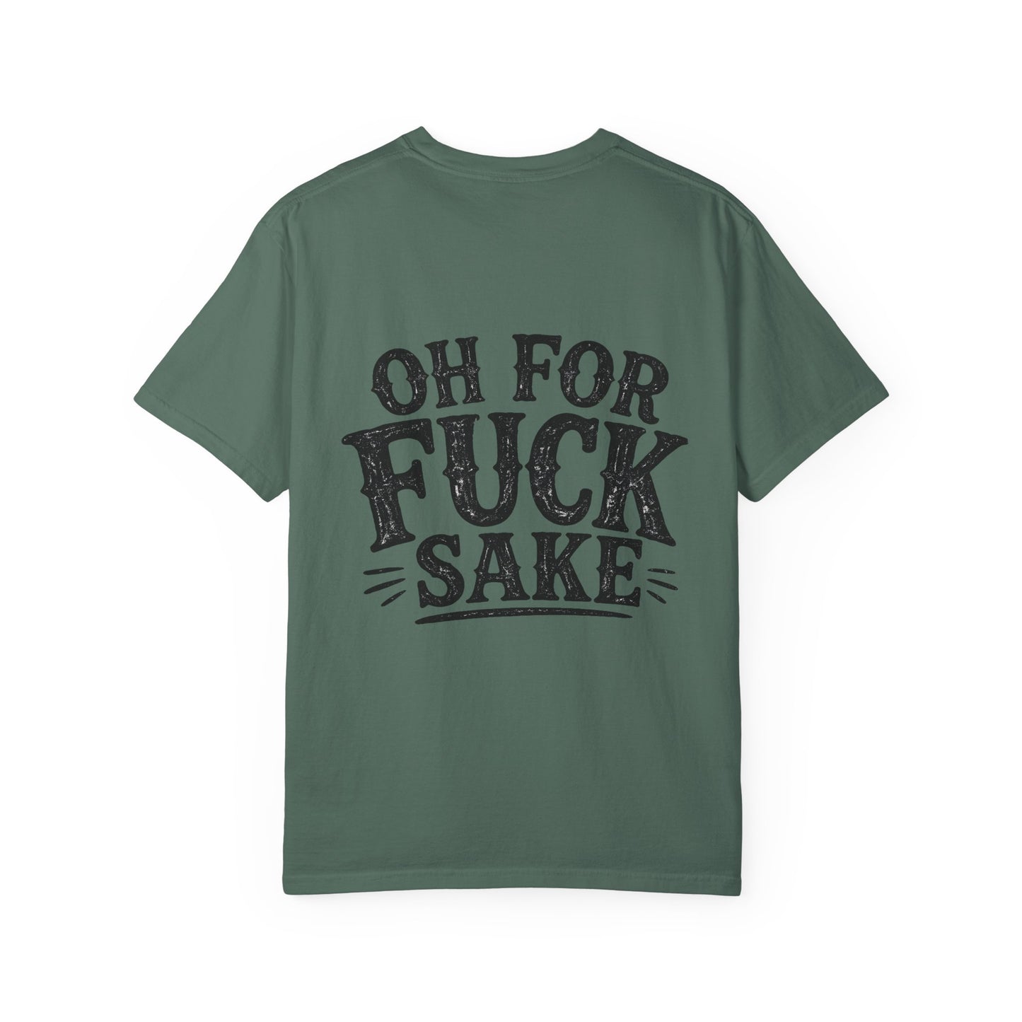 Graphic T-Shirt — "I'm Trying" Raccoon Front & "Oh For F***'s Sake" Back