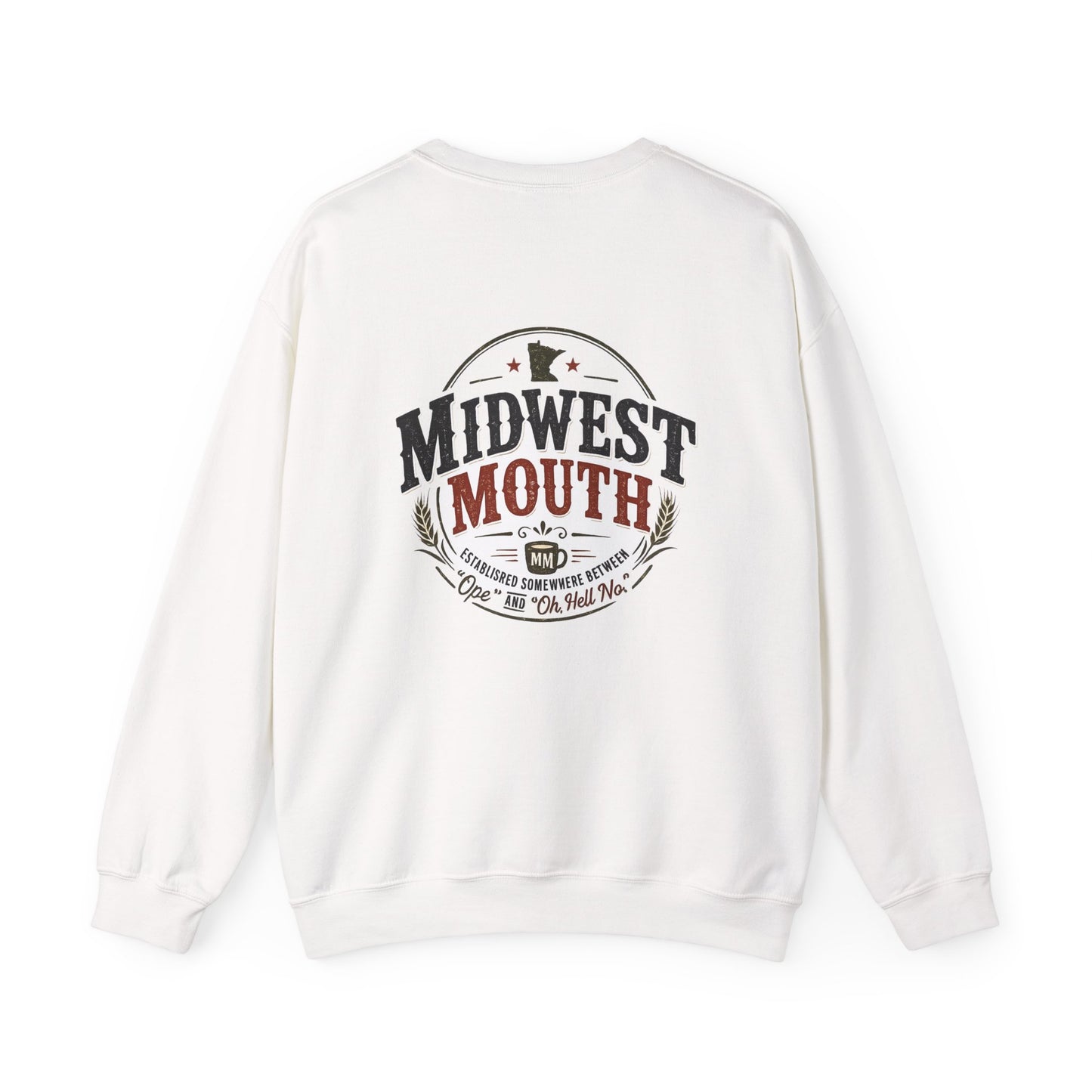 Midwest Mouth Crewneck Sweatshirt – Retro Midwest Logo Pullover
