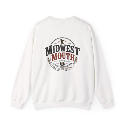 Midwest Mouth Crewneck Sweatshirt – Retro Midwest Logo Pullover