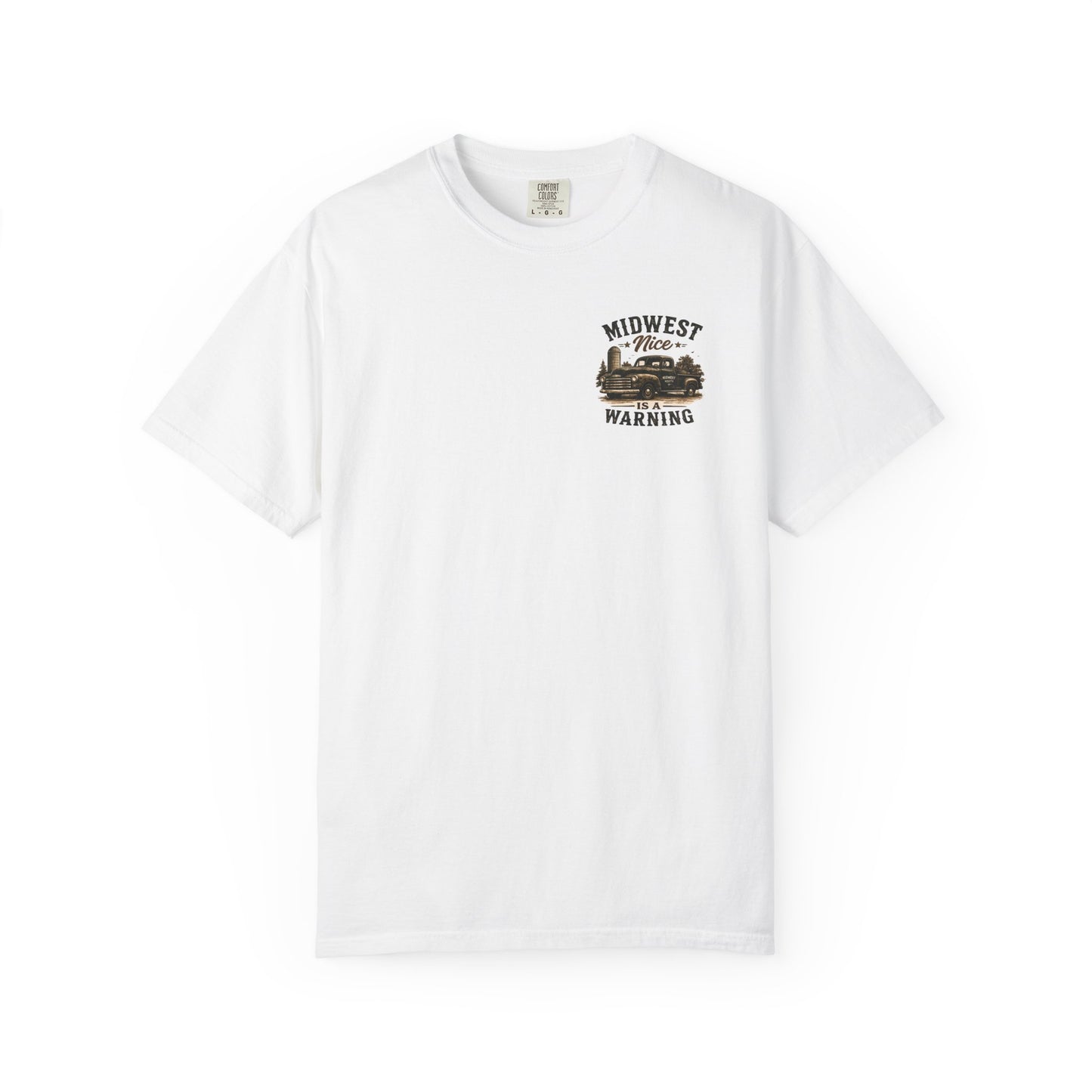 Midwest Nice T-Shirt - "Midwest Nice: Sweet as Pie" Retro Cabin Graphic Tee
