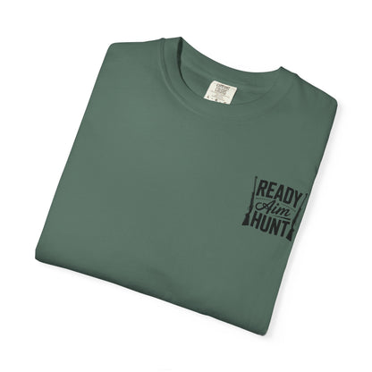 Deer Hunting Season T-Shirt — "Ready, Aim, Hunt" Graphic Shirt