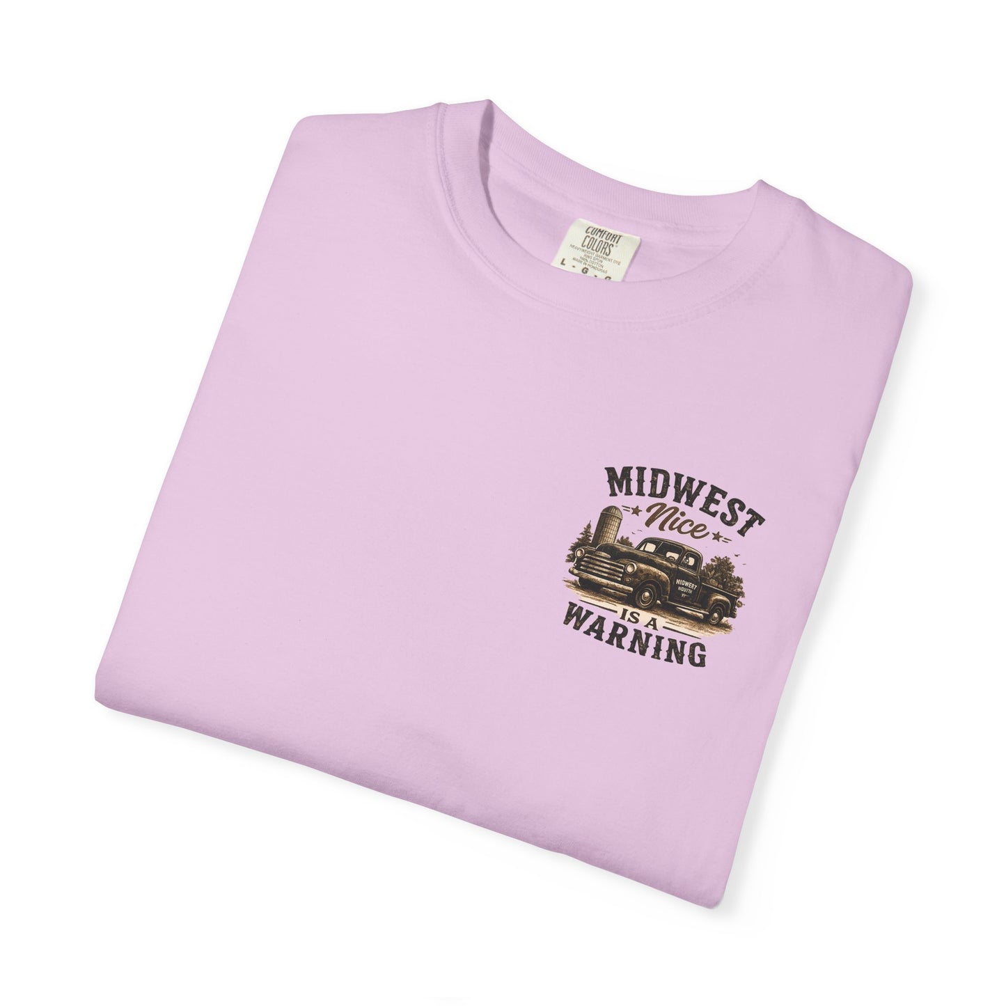 Midwest Nice T-Shirt - "Midwest Nice: Sweet as Pie" Retro Cabin Graphic Tee