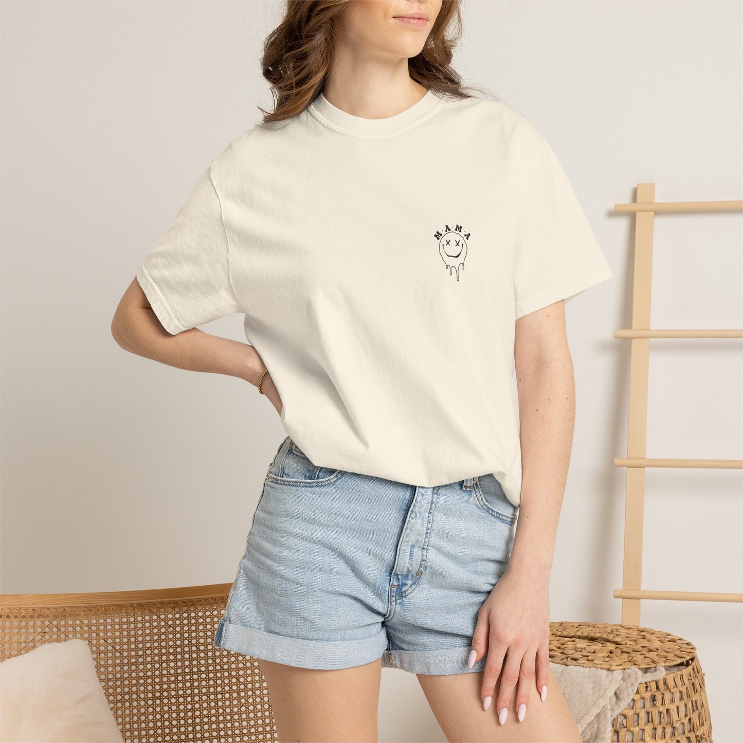 Weird Moms Build Character T‑Shirt — Retro Graphic Mom Tee