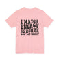 T‑Shirt — “I Match Energy So How We Gon’ Act Today?” Retro Graphic Tee