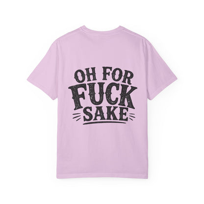 Graphic T-Shirt — "I'm Trying" Raccoon Front & "Oh For F***'s Sake" Back