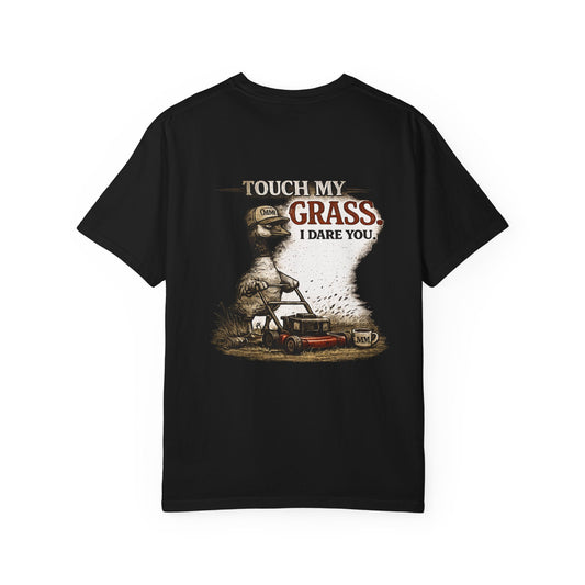 Touch My Grass T-Shirt — Funny Lawn Care Duck Tee