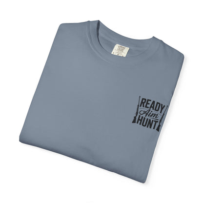 Deer Hunting Season T-Shirt — "Ready, Aim, Hunt" Graphic Shirt