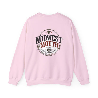 Midwest Mouth Crewneck Sweatshirt – Retro Midwest Logo Pullover