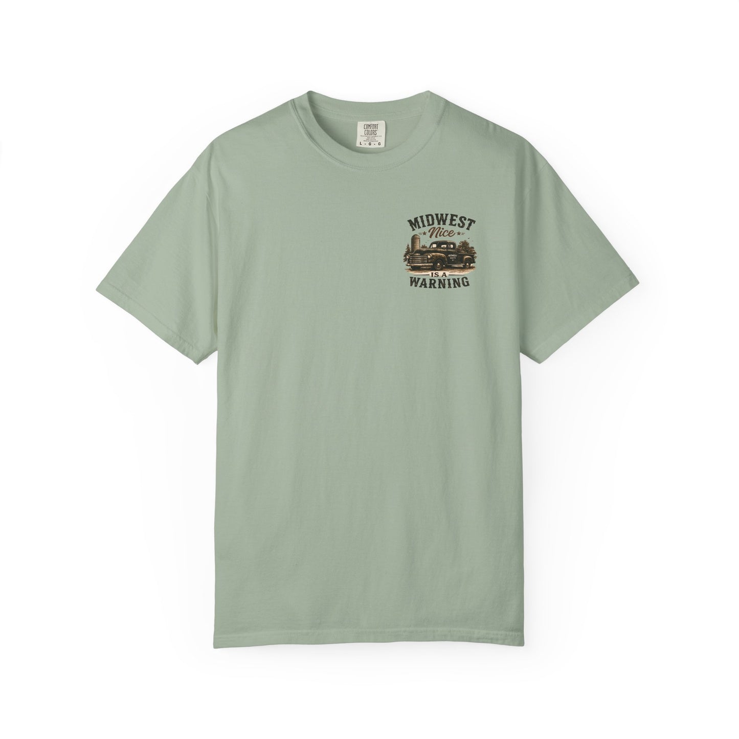 Midwest Nice T-Shirt - "Midwest Nice: Sweet as Pie" Retro Cabin Graphic Tee