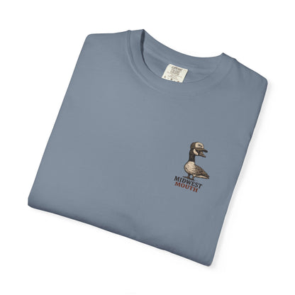 Vintage Farm Truck T-Shirt — Rustic Pickup & Grain Silo Design