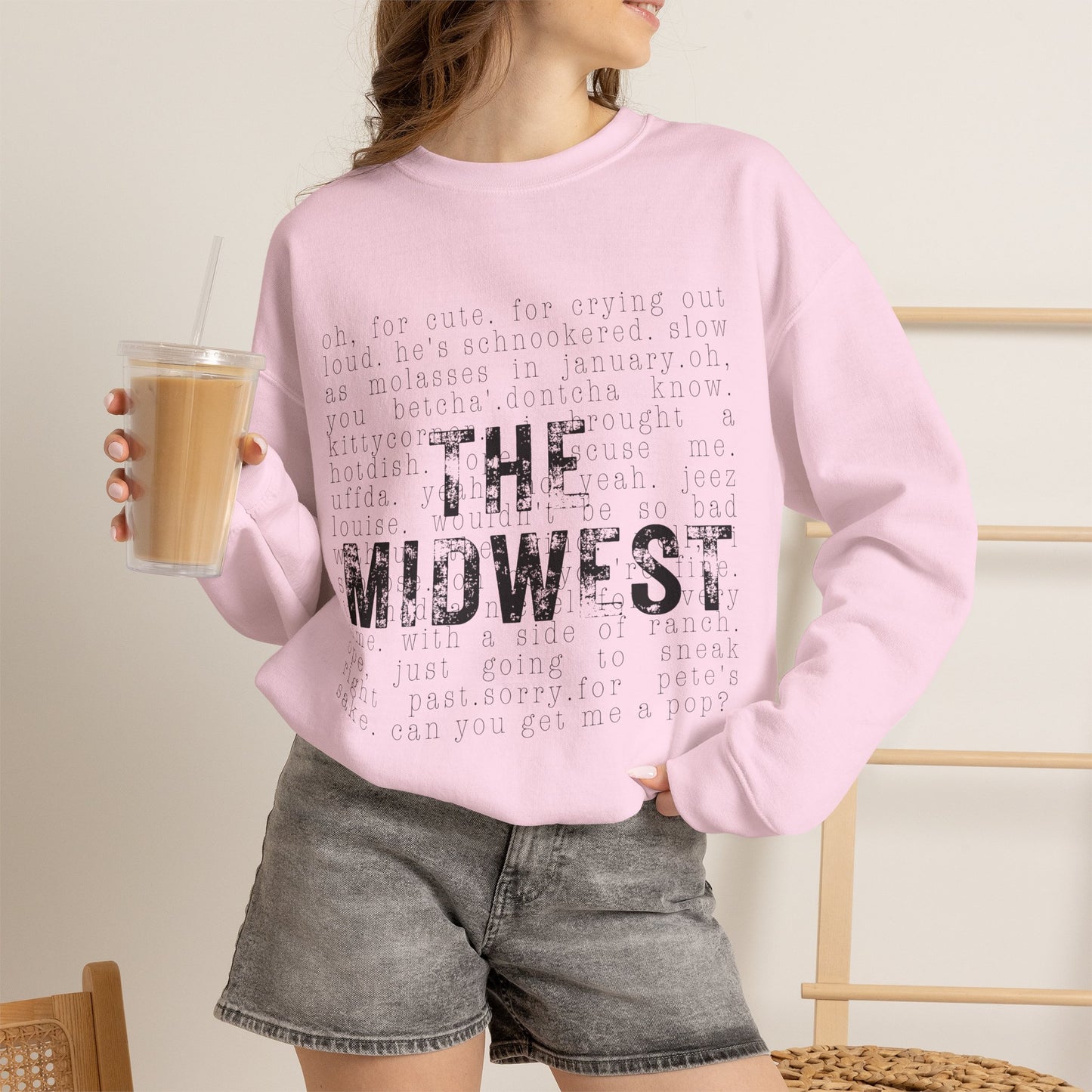 Midwest Distressed Crewneck Sweatshirt